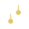 ANNI LU LARGE SHELL 18KT GOLD-PLATED EARRINGS