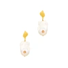 ANNI LU BAROQUE 18KT GOLD-PLATED DROP EARRINGS