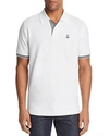 PSYCHO BUNNY NORTHGATE STRIPE-ACCENTED CLASSIC FIT POLO SHIRT,B6K251E1PC