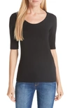 MAJESTIC SOFT TOUCH ELBOW SLEEVE TEE,J001-FTS130
