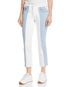 LEVI'S 501 SPLICED CROP TAPERED JEANS IN SLICED AND DICED,361900011