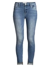 FRAME Le High Skinny Raw Hem Jeans