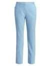 RAG & BONE Poppy Linen-Blend Crop Trousers