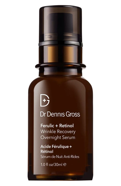 Dr Dennis Gross Skincare Ferulic + Retinol Wrinkle Recovery Overnight Serum 1 oz/ 30 ml In Colorless