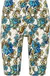 STELLA MCCARTNEY FLORAL-PRINT JERSEY SHORTS