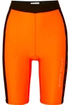 Ambush Printed Two-tone Scuba Shorts In Orange
