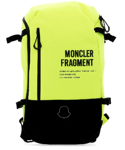 Moncler Genius Moncler X Fragment Hiroshi Fujiwara  Logo Rucksack In Giallo