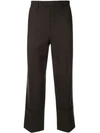 RAF SIMONS CROPPED TAILORED TROUSERS