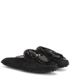 TOD'S SUEDE SLIPPERS,P00394986