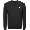 RALPH LAUREN CREW NECK SWEATSHIRT BLACK,111110