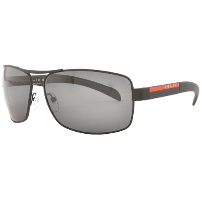 Prada Polarized Sunglasses, Ps 54is In Black