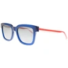 GUCCI GUCCI GG0001S SUNGLASSES BLUE,94614