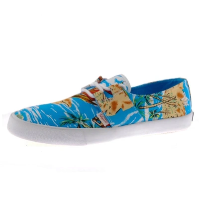 Original Penguin Gilly Trainers Multi Print In Blue