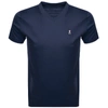 Psycho Bunny Classic V Neck T Shirt Navy