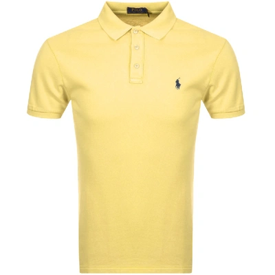 Ralph Lauren Short Sleeved Polo T Shirt Yellow