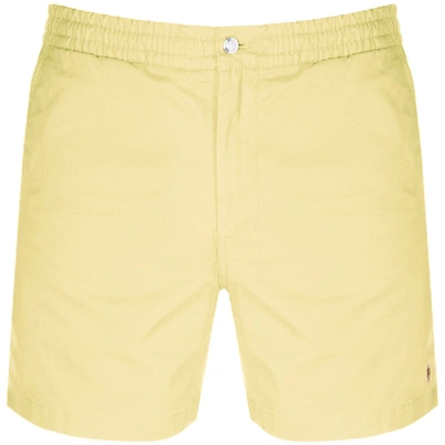 Polo Ralph Lauren Prepster Cotton Oxford Shorts In Yellow
