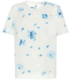 MARNI FLORAL COTTON T-SHIRT,P00376041