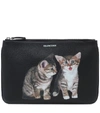 BALENCIAGA Kitten leather pouch,P00384555
