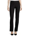 Nic And Zoe Petite Wonderstretch Straight-leg Pants In Black Onyx