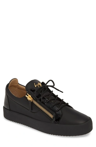 Giuseppe Zanotti Black May London Frankie Sneakers In Navy