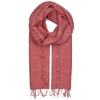 EILEEN FISHER ROSE CHECKED COTTON-BLEND SCARF
