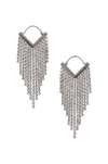 Isabel Marant Boucle D'oreill Crystal-embellished Drop Earrings In Transparent