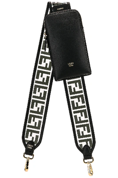 Fendi Bag Strap In Black
