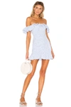Majorelle Daze Away Dress In Blue Plaid