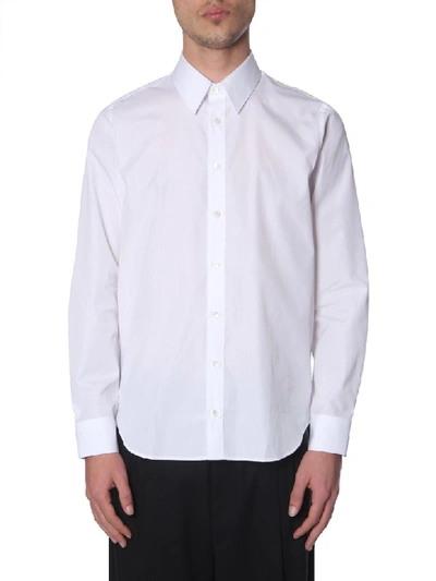 Helmut Lang White Logo Formal Shirt