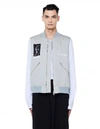 UNDERCOVER UNDERCOVER GREY PRINTED SLEEVELESS BOMBER,UCW4002-1/GREY