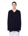 THE ROW Sabrina V-neck Cashmere Sweater,4497/NAVY