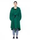 UNDERCOVER GREEN HEART EMBROIDERED PARKA COAT,UCW1304-1