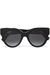 FENDI OVERSIZED CAT-EYE ACETATE SUNGLASSES