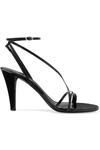 Isabel Marant Arora Leather Sandals In Black