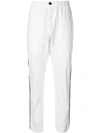 BASSIKE CANVAS SIDE DETAIL RELAXED TROUSERS