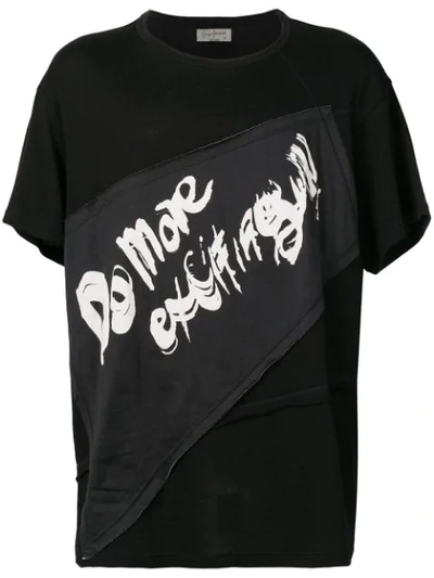 Yohji Yamamoto Do More T恤 - 黑色 In Black