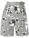 NEIL BARRETT PRINCE OF WALES FLORAL SHORTS
