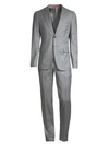 ISAIA Pinstripe Wool & Cashmere Weightless Suit