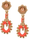 DSQUARED2 BACKYARD PUNK CRYSTAL EARRINGS