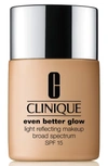 Clinique Even Better & #153 Glow Light Reflecting Makeup Broad Spectrum Spf 15, 1.0 Oz./ 30 ml In 76 Toasted Wheat