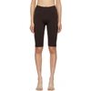 BEN TAVERNITI UNRAVEL PROJECT UNRAVEL BROWN TECH SEAMLESS CYCLING SHORTS
