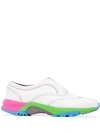 COMME DES GARÇONS HOMME DEUX MULTICOLOUR SOLE OXFORD-STYLE BROGUES