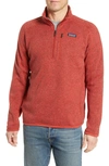 PATAGONIA Better Sweater Quarter Zip Pullover