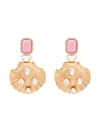 ALESSANDRA RICH ALESSANDRA RICH CLAM SHELL EARRINGS - GOLD