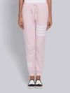 Thom Browne Engineered 4-bar Loopback Sweatpants In Pink