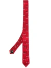 FENDI FENDI BAG BUGS领带 - 红色