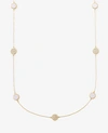 ANN TAYLOR PAVE DISC STATION NECKLACE,508029