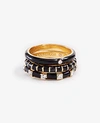 ANN TAYLOR ENAMEL STACKABLE RING SET,508060