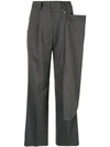 ADER ERROR PINSTRIPED TROUSERS