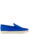 TOD'S FLACHE ESPADRILLES